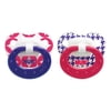 NUK 0-6 Months Orthodontic Pacifiers, 2 Pack