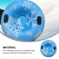 thumbnail image 3 of IFANLANDOR Blue PVC Inflatable Snow Tube for Outdoor Fun Easy to Store and Carry 1Pc, 3 of 8