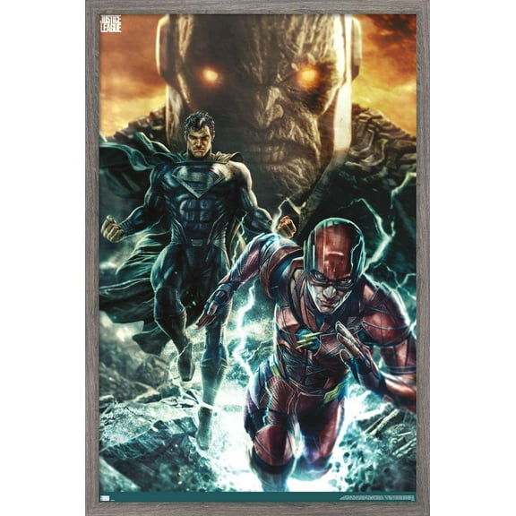 DC Zack Snyder's Justice League - Lee Bermejo Variant Wall Poster, 22.375" x 34", Framed