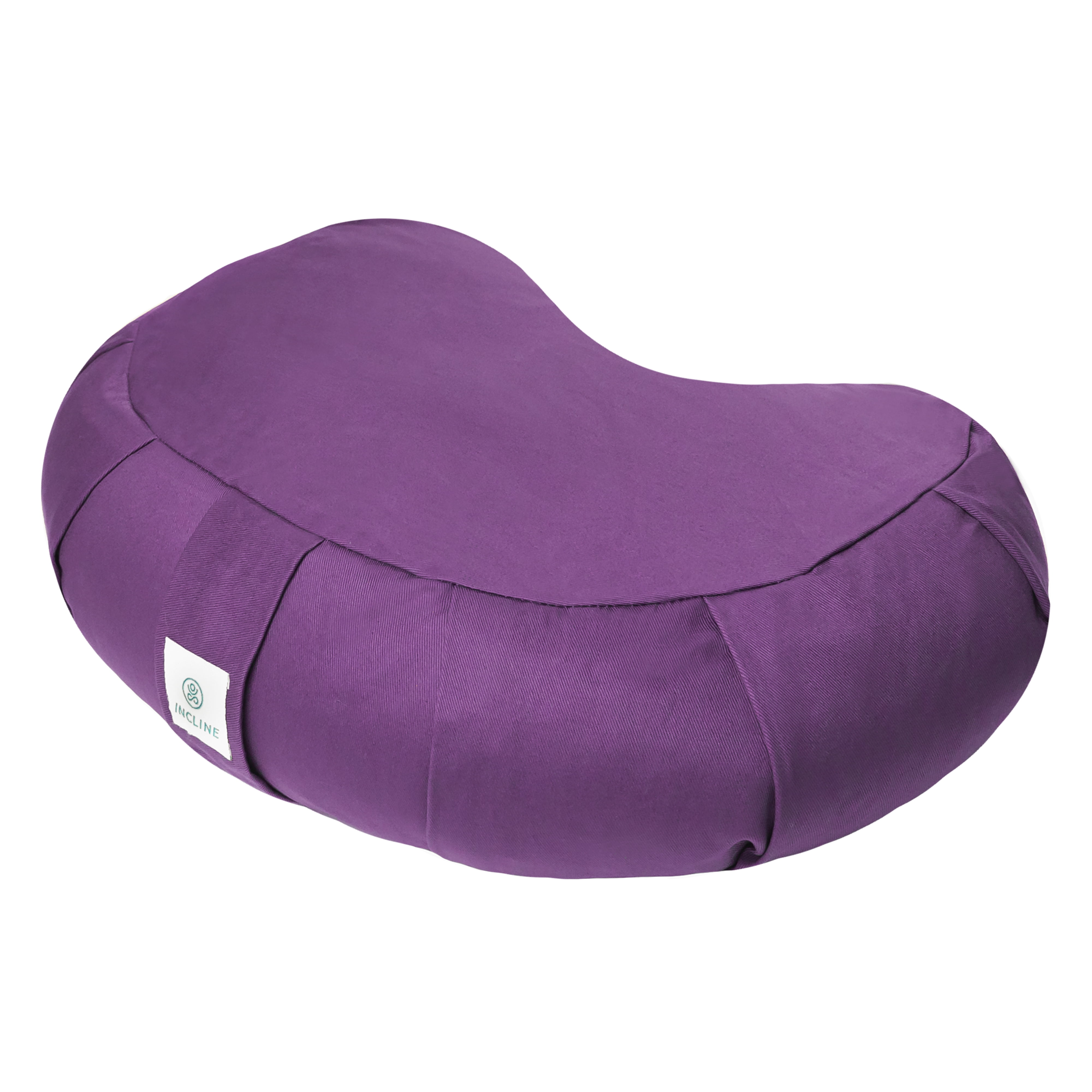 Incline Fit Zafu Yoga Meditation Cushion with Zipper, Round Meditation