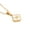 XN-03-M, variant on Jewelry Initial Pendant Necklace for Men Womens, 14K Gold Plated Flower Letter Capital Necklace Alphabets from A-Z Figaro Chain Necklace