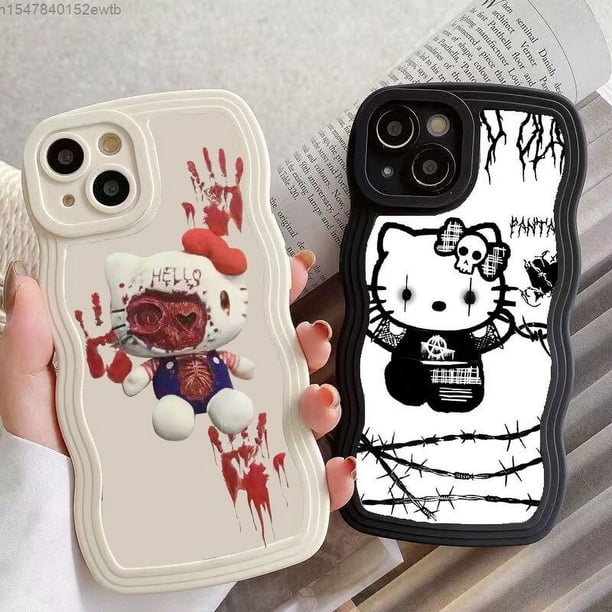 Sanrio Hello Kitty Halloween Horror Dissect Goth Punk TPU Phone