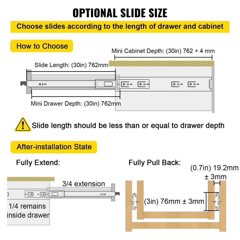 30 in. Industrial Duty Full Extension Ball Bearing Side Mount Drawer Slide 30 in. Industrial Duty Full Extension Ball Bearing Side Mount Drawer Slide