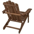 thumbnail image 5 of Northlight 36" Brown Classic Folding Wooden Adirondack Chair, 5 of 6