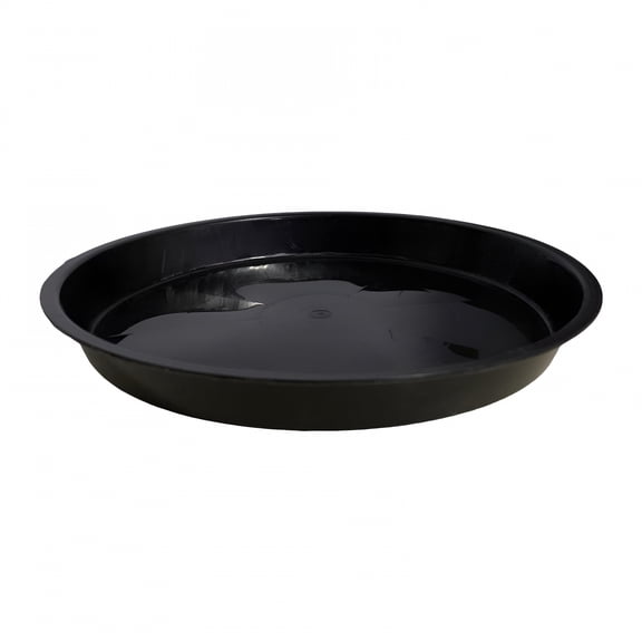 ZULAR Automatic Water Dripper,Plant Drip Tray Black 220# (22 Outside,18 Inside,2.4Cm High),Plant Pot Saucers Flower Drip Trays for Indoor/Outdoor Household and Garden Plants