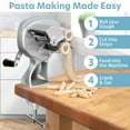 thumbnail image 3 of Máquina para hacer Cavatelli CucinaPro con rodillos fáciles de limpiar, 3 of 8