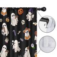 thumbnail image 4 of Blackout Kids Curtains,Costumed Ghost Halloween Pattern Childrens Insulated Curtains Set Of 2,Bedroom Essentials,Toddler Room Decor 52"x63", 4 of 5