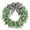 White, variant on ZJNGJC 40cm Greenery Wreath with Gingham Bow - Festive Decor for Front Door, Mantel & Home Styling White