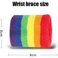 thumbnail image 2 of Elastic Athletic Sweatbands For Sports And Fitness 3 Inch Wrist Support Bands For Tennis Basketball Running Workouts, 2 of 6