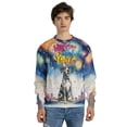 thumbnail image 4 of Happy New Year with Great Dane Fireworks Holiday Xmas Winter 2025 All Over Print 3D Sweatshirt Unisex Merch Danes Dog Lover Gifts - 00025, 4 of 6