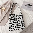 thumbnail image 2 of Bolso Retro Girl Animal Pattern Daily Street Felpa Crossbody Tote Bag Bolsos, 2 of 9