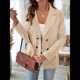 thumbnail image 4 of Chaqueta Blazer Informal de para Mujer, Elegante Chaqueta de Traje de un Solo Pecho con Solapa con Muescas, Blusas Albaricoque M, 4 of 10