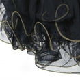 thumbnail image 3 of Richie House Little Girls Navy Gold Trim Bow Accent Tutu Skirt 2/3, 3 of 3