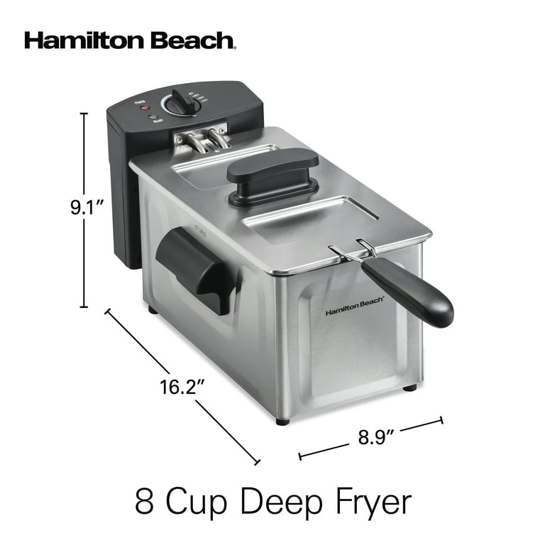 The highly-rated Hamilton Beach 2-Liter Pro Deep Fryer is down to $17 at  Walmart (Reg. up to $35)