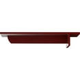 thumbnail image 4 of Ekena Millwork 3"W x 12"D x 2"H Heaton Hidden Support Steel Bracket w/ 8" Support Depth, Hammered Bright Red, 4 of 11