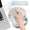 thumbnail image 3 of ITNRSIIET Mouse Pad, Ergonomic Mouse Pad with Gel Wrist Rest Support, Gaming Mouse Pad with Lycra Cloth, Non-Slip PU, 3 of 5