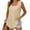 Beige, variant on MESSUEN Ladies Sleeveless Tops Loose Tank Tops Square Neckline Raglan Tank for 2025 Loose Pleated Shirt Curved Flowy Vest Cotton Tee Tops for Women Summer Womens Shirts Beige L