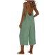 thumbnail image 3 of TaTaai Women's Summer Evening Jumpsuit Sleeveless Adjustable Straps Low Back Design Cropped Wide Leg 7/8 Length with Pockets Casual One Piece for Special Occasions Gift, 3 of 6