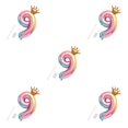 thumbnail image 2 of yingyy Party Balloon with Gradient Color Birthday Party Decor Aluminum Foil Balloon 32 Inch, Number 8 10 5PCS, 2 of 6