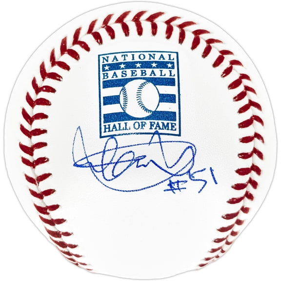 Ichiro Suzuki Autographed Official Hall of Fame HOF Logo MLB Baseball Seattle Mariners IS Holo & "#51" Beckett BAS Witness 246185