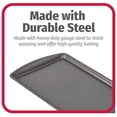 thumbnail image 4 of Multi-Purpose Cookie Sheet, 15" x 10", Nonstick Steel, Gray, GoodCook, 4 of 4