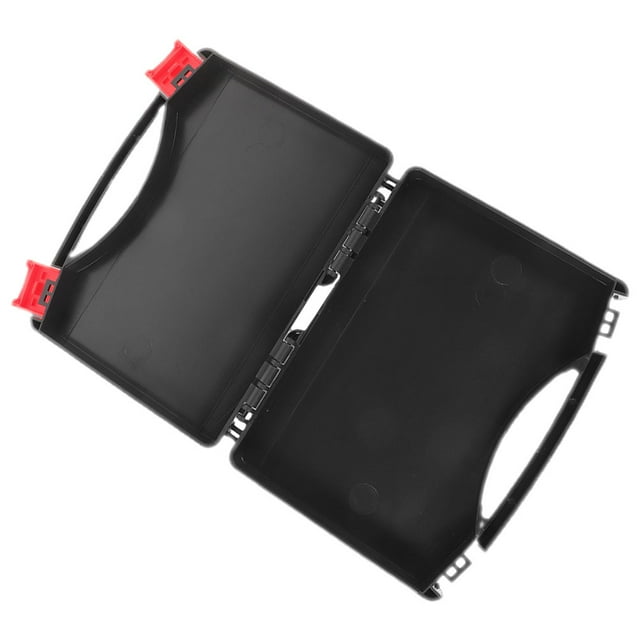 HINTRMENT Tools Storage Container Tool Box Black Plastic Organizer 1Pack