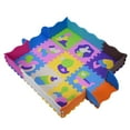 thumbnail image 1 of 9Pcs 30*30cm Soft EVA Foam Baby Play Puzzle Mats with Fences Colorful Educational Kids Playing, 1 of 8