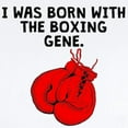 thumbnail image 2 of CafePress - Born With The Boxing Gene Body Suit - Baby Light Bodysuit, Size Newborn - 24 Months, 2 of 4