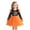 Orange, variant on Girls Princess Tulle Dress Halloween Toddler Girls Long Sleeve Cartoon Print Mesh Princess Dress Halloween Birthday Outfit 9M To 5Y