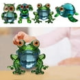 thumbnail image 5 of Gumesh Crystal Animal Figurines - Handcrafted Glass Turtle/dog/owl/rabbit Decor with Prism Effect, Gift-Ready Collectibles for Shelf/Desk Christmas Ornaments, 5 of 5