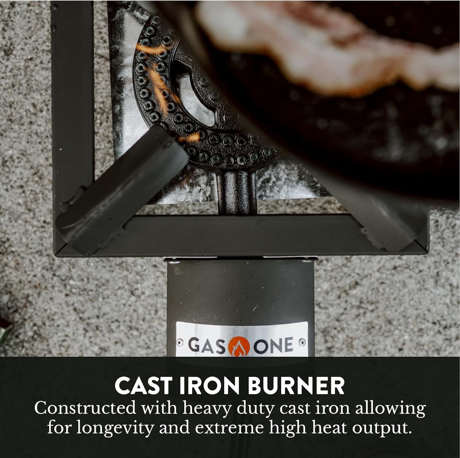 GasOne 1 Burner Propane Camping Stove Patented