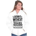 thumbnail image 4 of A Day Without Video Games Unisex Fleece Graphic Zip Up Hoodie Brisco Brands 2X, 4 of 5