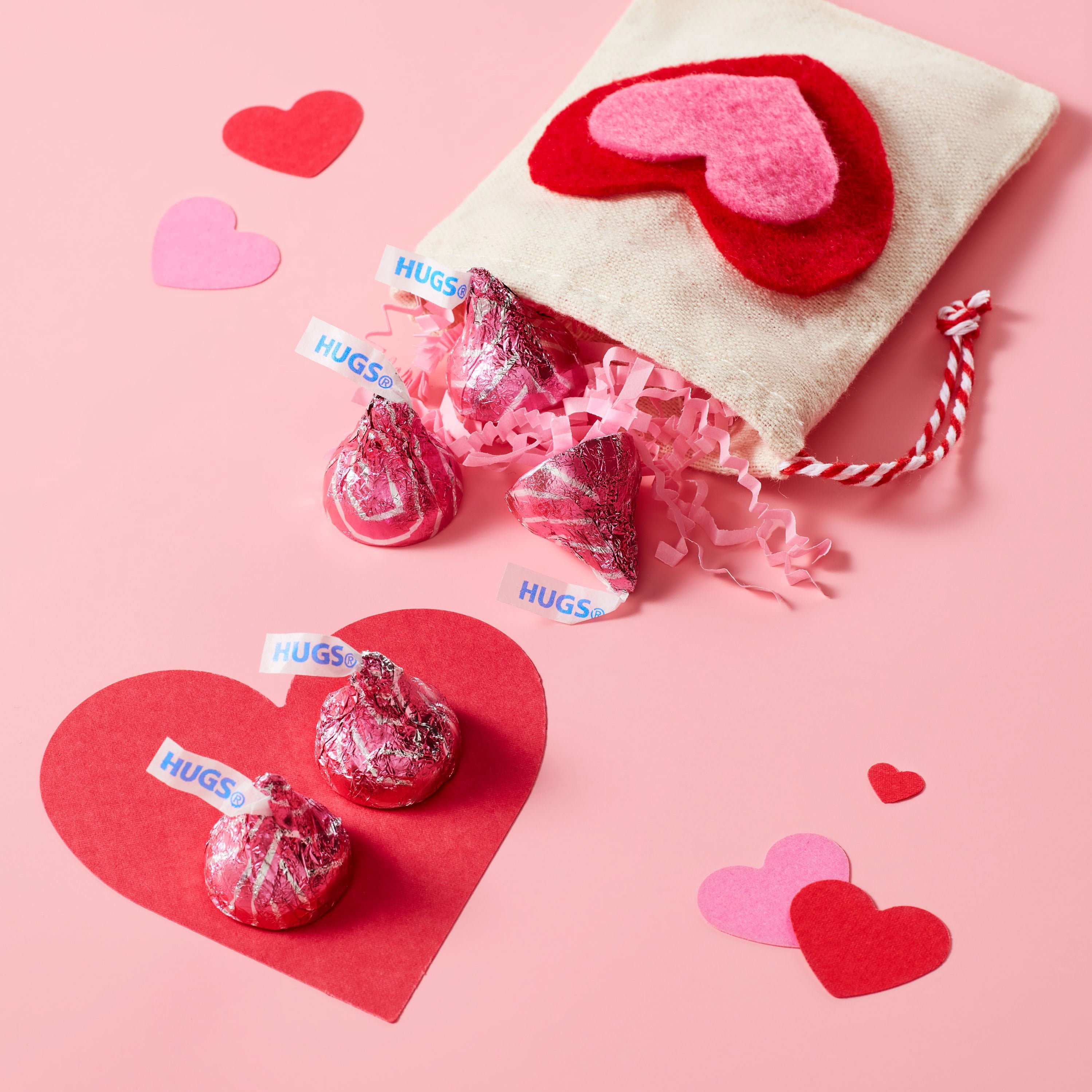 Hershey's, Hugs Valentine's Milk Chocolate and White Crème Candy, 11 Oz.