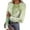 zb-Green, variant on FNFYFH Long Sleeve Shirts for Women Stretch Ribbed Crewneck T Shirt Slim Fit Casual Basic Copped Tops