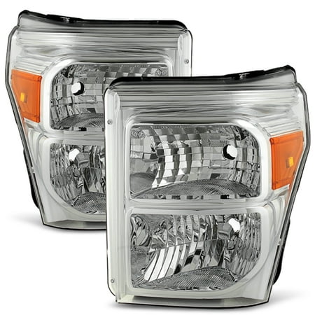 - Fit 11-16 Ford F250 F350 F450 F550 Super Duty Pickup Clear Headlight Replacement