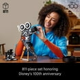 thumbnail image 5 of LEGO Disney Walt Disney Tribute Camera 43230 Disney Fan Building Set, Celebrate Disney 100 with a Collectible Piece Perfect for Play and Display, Makes a Fun Gift for Adult Builders and Fans, 5 of 9