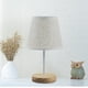 thumbnail image 5 of Lámpara de Mesa para Mesita de Noche | Lámpara de Escritorio LED Regulable en 3 Niveles con Pantalla de Tela de Lino | Base de Madera Maciza | Protección Ocular | Oficina, Dormitorio, Sala de Estar, 5 of 8