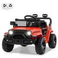 thumbnail image 1 of Costway 12V Kids Ride on Truck Car Battery Powered Electric Vehicle with Remote Control Red, 1 of 10