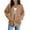 BE05_Khaki, variant on Resicozy Womens Light Weight Zip Up Hoodies Long Sleeve Oversized Sweatshirts Y2K Jacket with Pockets 2025 Fall Fashion Clothes Beige 2XL