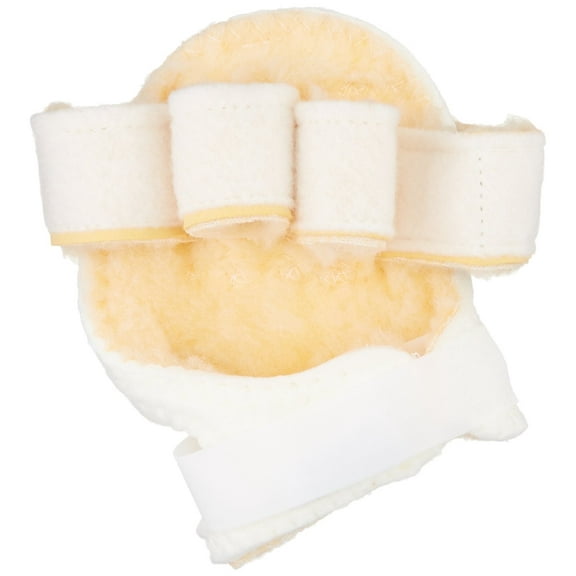 Rolyan Palm Protector with Finger Separators, Right Hand, Sherpa Lining, 1 Pack