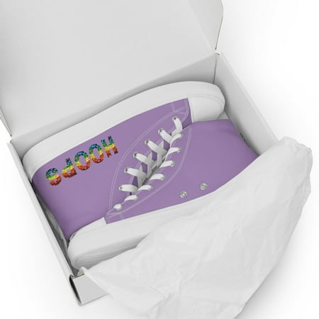 

HOOPS Women s Purple High Top Canvas Shoes