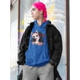 thumbnail image 2 of Girl With Fox Spirit Mask Hoodie Women -Smartprints Designs, Female x-Large, 2 of 4
