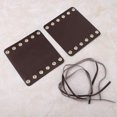 thumbnail image 3 of Motorcycle Leather Handlebar Hand Grip Covers Motorcycle Modification Accessories(Brown), 3 of 9