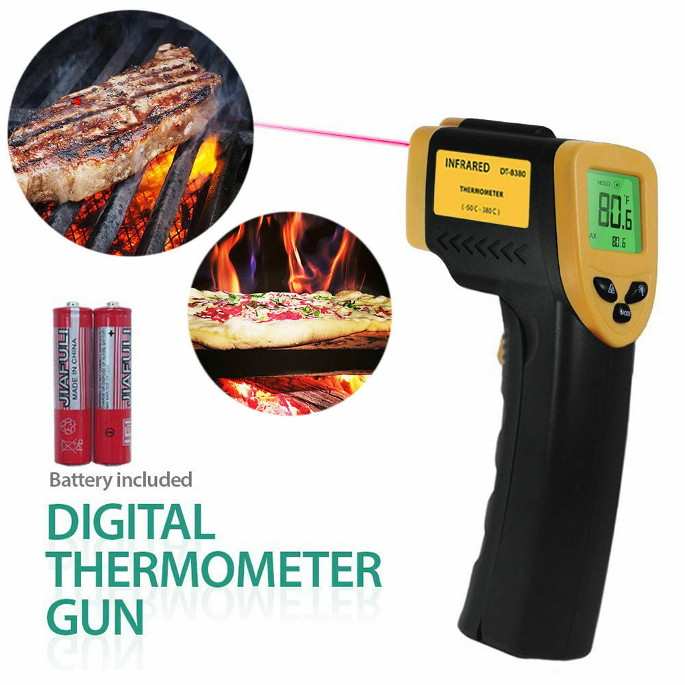 Temperature Gun Non-contact Digital IR Laser Infrared IR Thermometer Temp Meter 