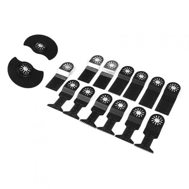 Saw Blade,15pcs 34/44/88mm Oscillating Multifunctional Oscillating Blade Oscillating Multi Tool Saw Sturdy Construction