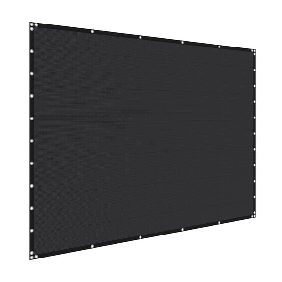 Dranite 90% Sun Shade Cloth, 10x10ft Outdoor Pergola Cover with Stainless Steel Grommets, 140 GSM HDPE Privacy Screen Canopy for Patio, Garden & Backyard (Black)