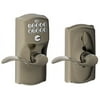 Camelot Antique Pewter Accent Keypad Lever - FE595 CAM 620 ACC (Satin Nickel)