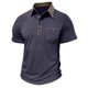 thumbnail image 4 of pstuiky camisetas para hombre, Camiseta deportiva y de fitness para hombre, de color liso, cálida y ajustada, con cuello semialto y manga larga. camisetas de hombre xl, 4 of 6