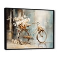thumbnail image 2 of Designart "Bicycle Calm Pedaling I" Transportation Floater Framed Canvas Art Print, 2 of 7