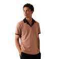 thumbnail image 1 of Burton - Camiseta Contraste de Manga Corta para Hombre (Caqui Claro), 1 of 3